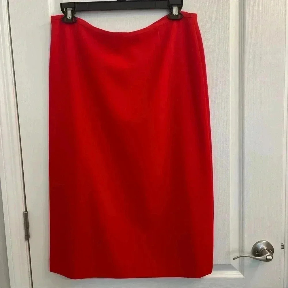 Red Lined Skirt by Preston & York